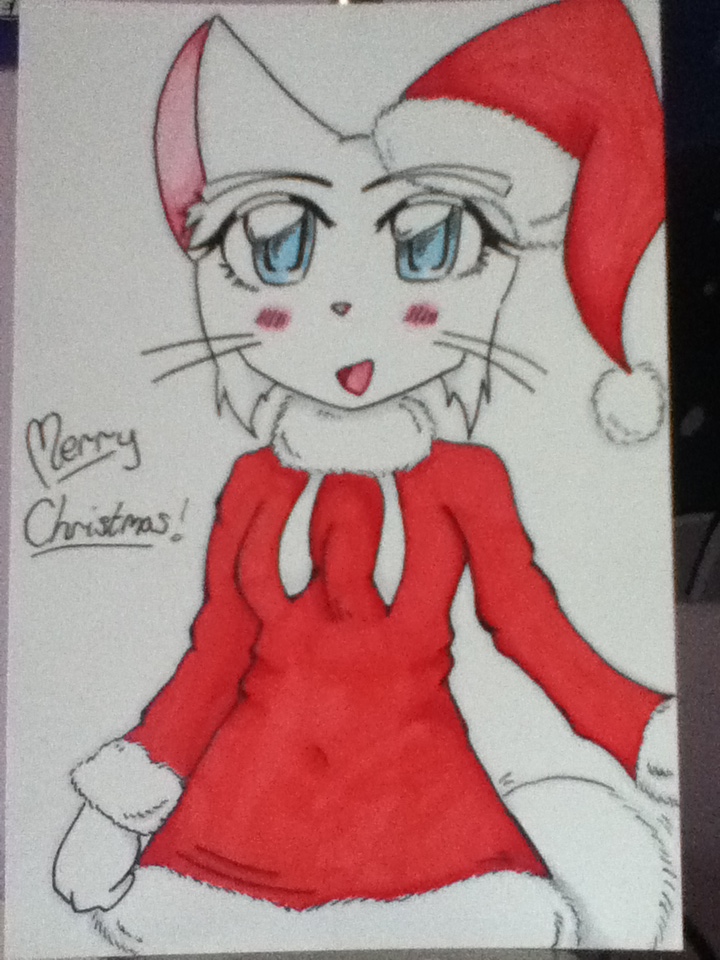 Candybooru image #4917, tagged with Christmas Lucy TessaFan_(Artist) costume